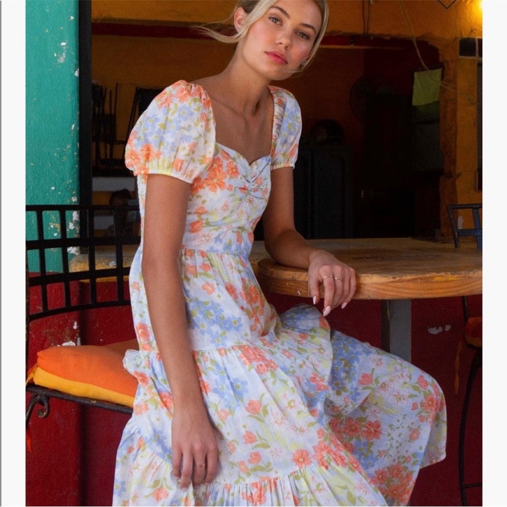 Billabong floral maxi dress